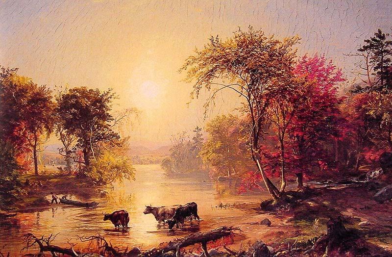 Jasper Francis Cropsey Autumn in America china oil painting image